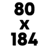 80x184